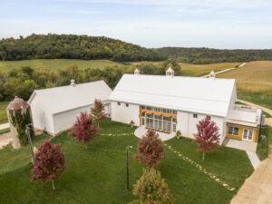 White Willow Barn Aerial